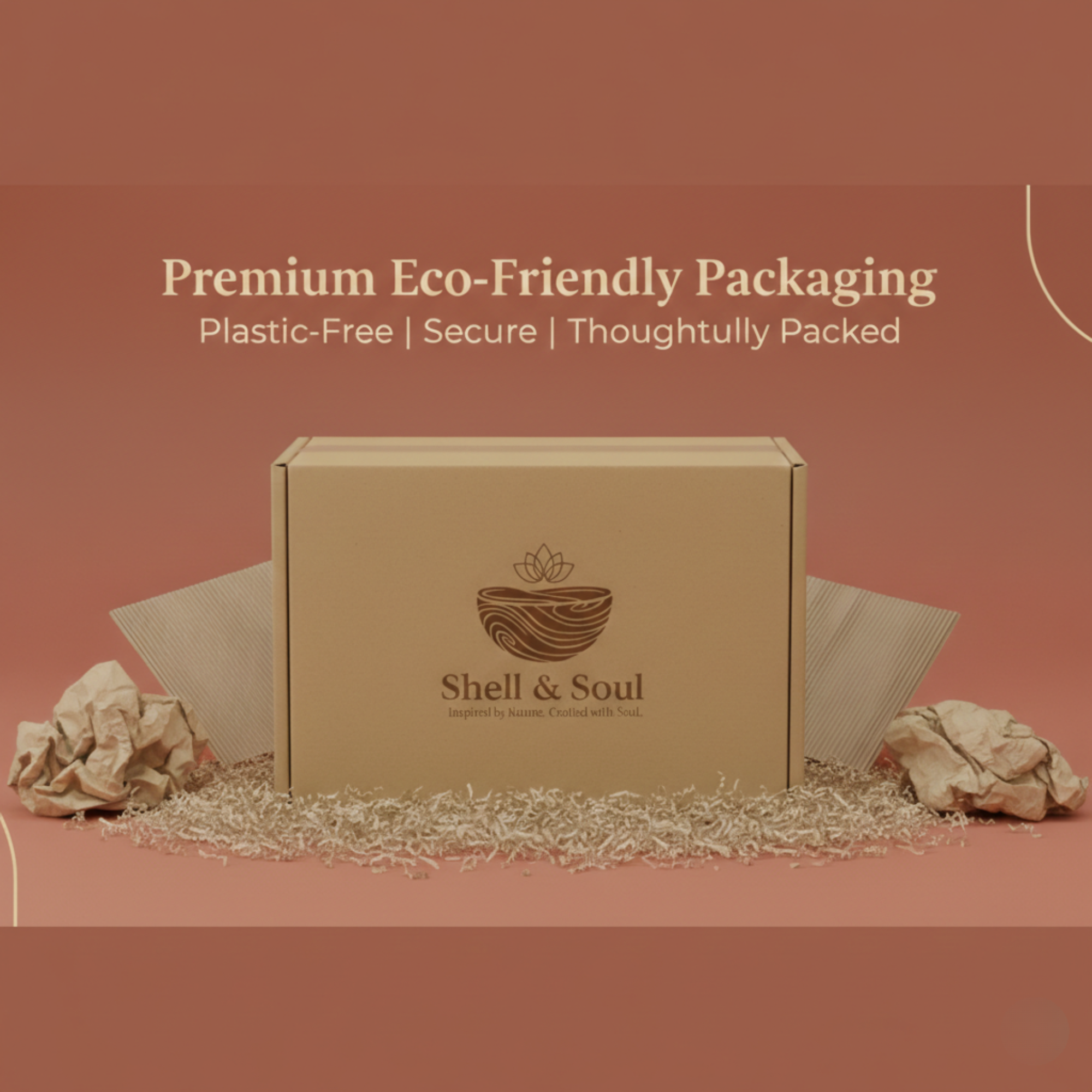 premium packaging Shell & Soul Handmade Coconut Shell Agarbathi & Dhoop Stand - Image 8